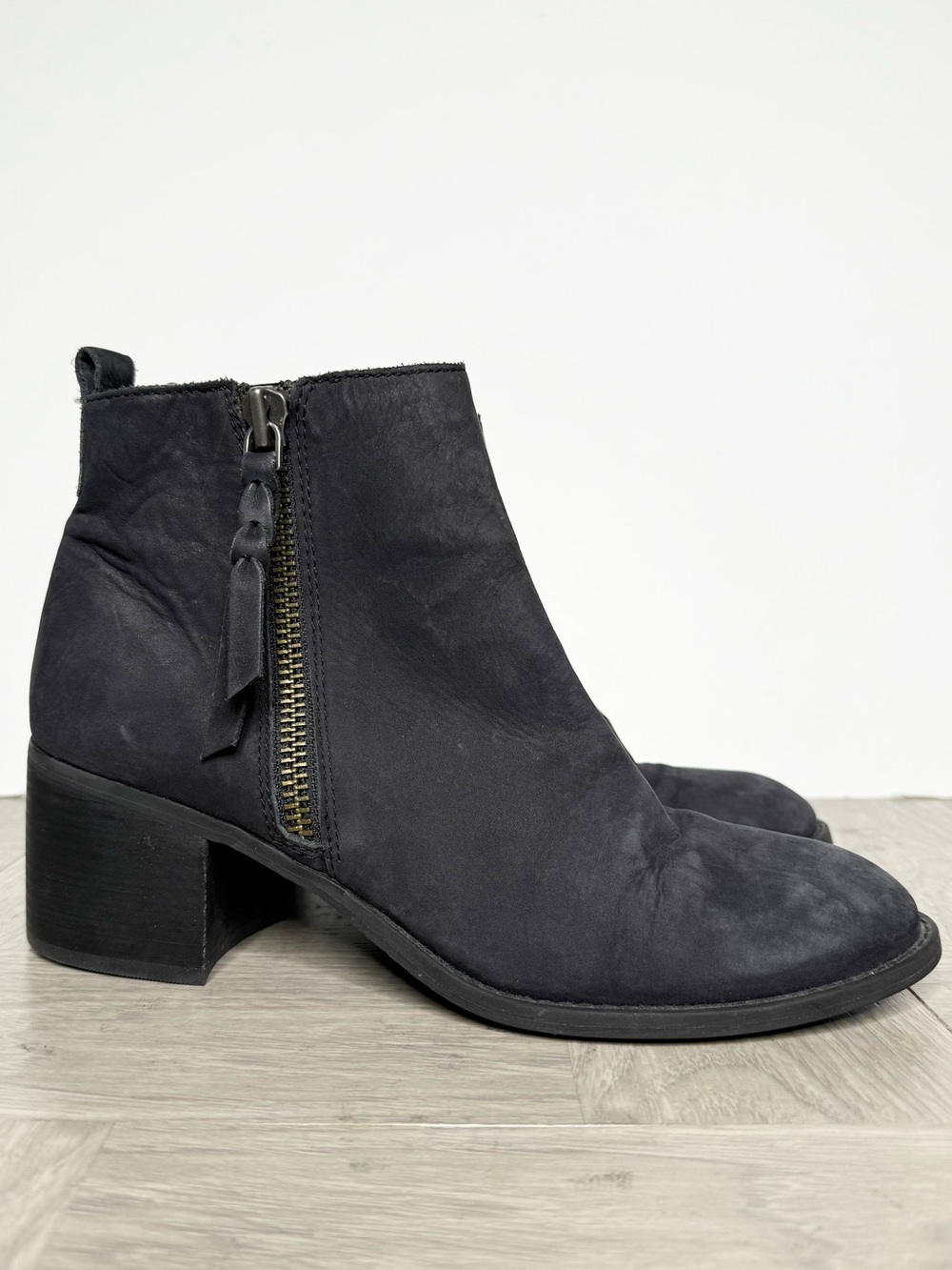 BP Black Nubuck Bootie 10M